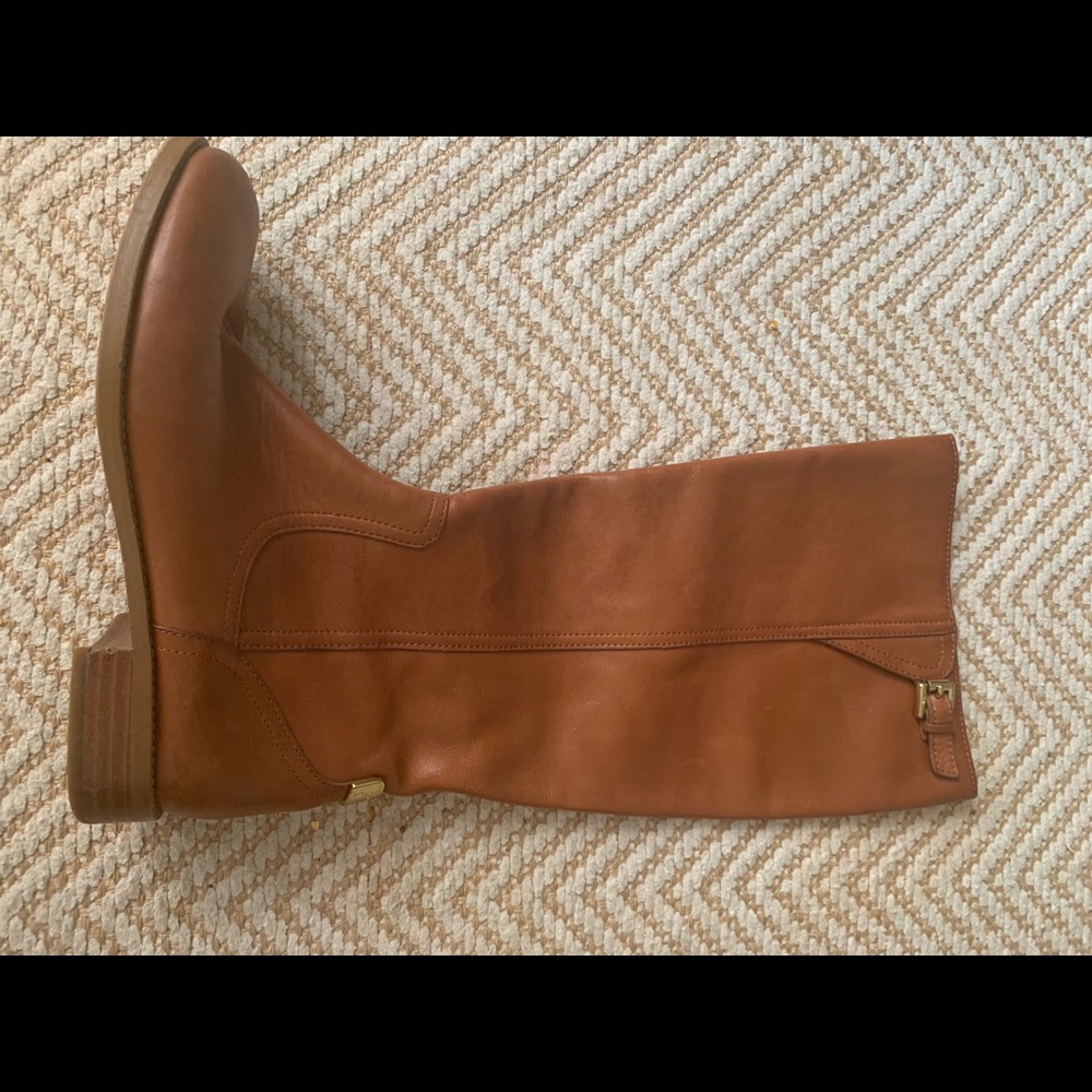 COACH saddle leather boots - Picture 2 of 7